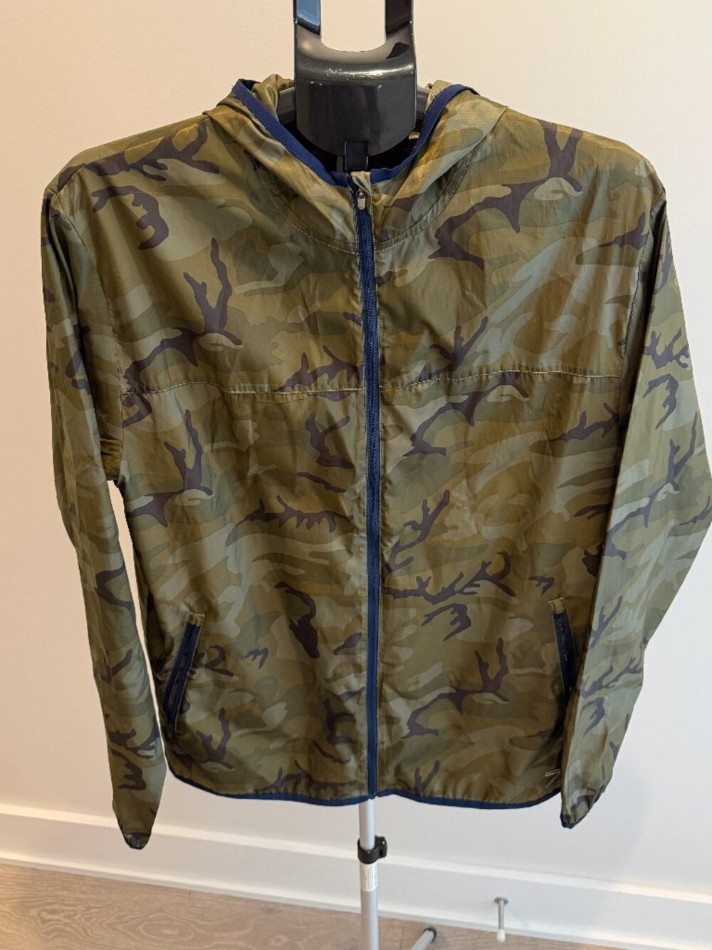 New Balance J. Crew Camouflage Windbreaker (Medium)